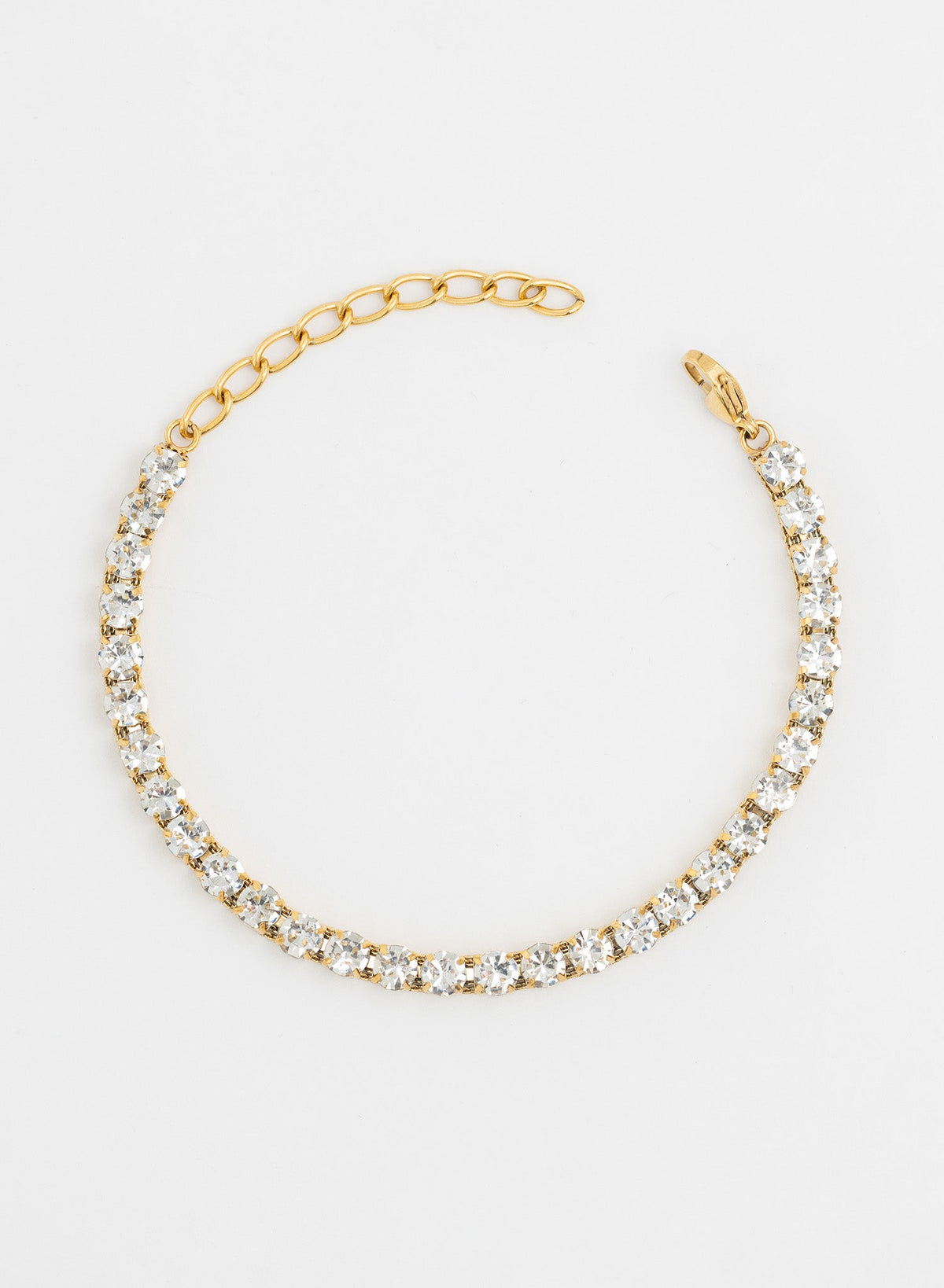 Adorné nude with zircon strap